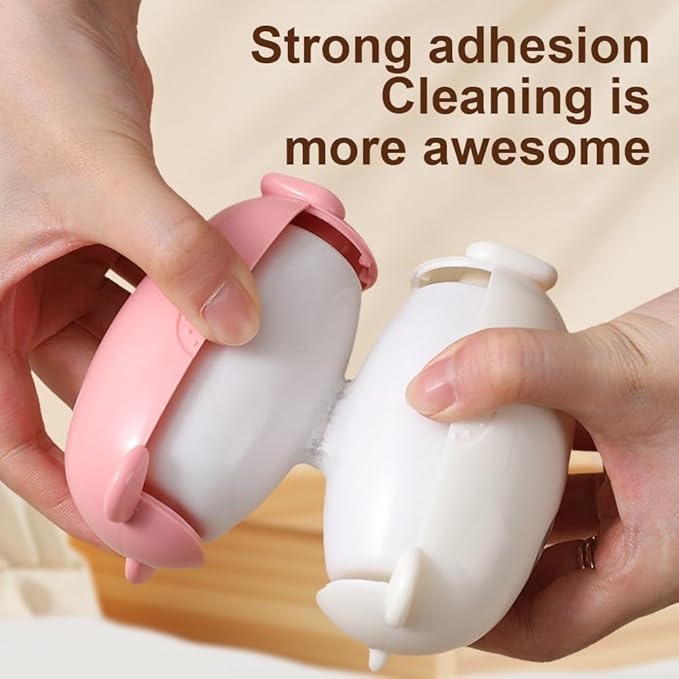 Reusable Lint Rollers for Pet Hair, Washable Sticky Roller for Clothes, Portable Home Travel Lint Roller, Super Sticky Lint Roller Ball for Plush Hair, Washable lint Roller,Dust, Clothes (Pink)