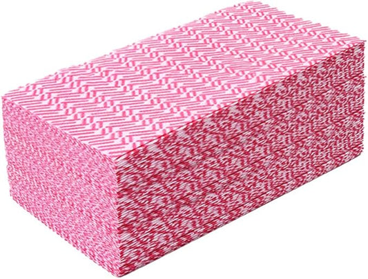 Disposable Handi Wipes Dish cloth Dish Towels Dish Rags Towels Handy Wipes Reusable Cloths,Multi-purpose,Pink 11.8 x 20", 80 Count/Bag, Soft, Durable, Super Absorbents