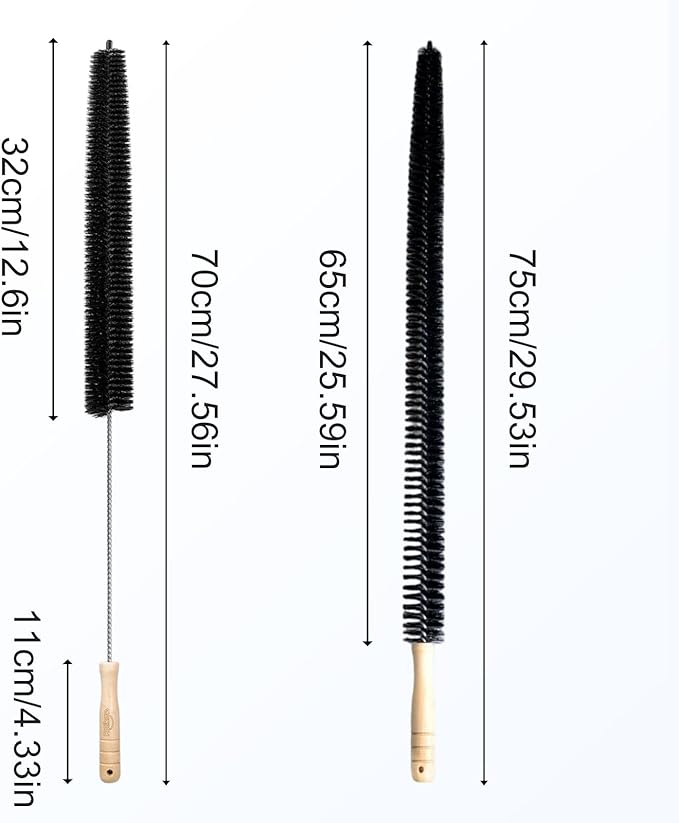 Washing Machine Pipe Cleaning Brush, 2026 New Dryer Vent Cleaner lint Brush, Premium Refrigerator Coil Cleaning Brush Flexible Dryer Lint Cleaner Brush for Home and Laundry Room Use (3)