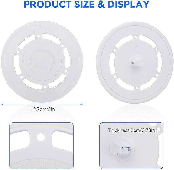 Mop Pad Plate Accessories for Ecovacs Deebot T20 Omni/ T20 PRO/ T20 MAX Vacuum Cleaner - Vacuum Pad Board Holder Replacement Part Attachment