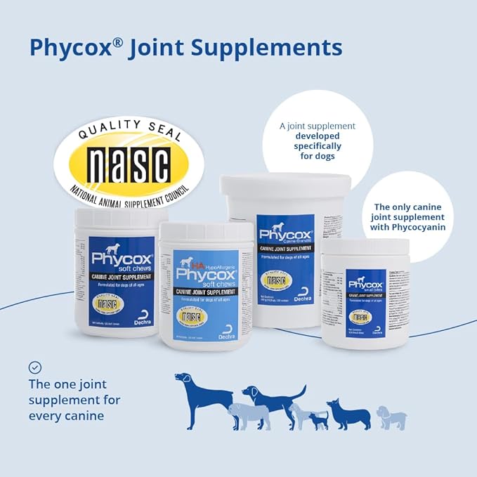 Phycox Dog Joint Supplement Soft Chews, 60 Ct