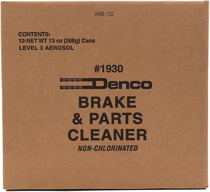 Denco #1930 Brake & Parts Cleaner - 13 OZ Net Wt - 15.3 FL OZ - 12 to 88 Pack (12)