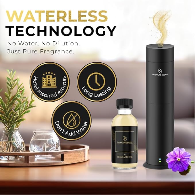 Luxury Hotel Diffuser Oil for Hotels and Homes - Aromatherapy Oils for use with an Essential Oil Diffuser at Home - Fragrance-Scent Diffuser Oil Blend (Santal) 4.05fl oz (120ml)