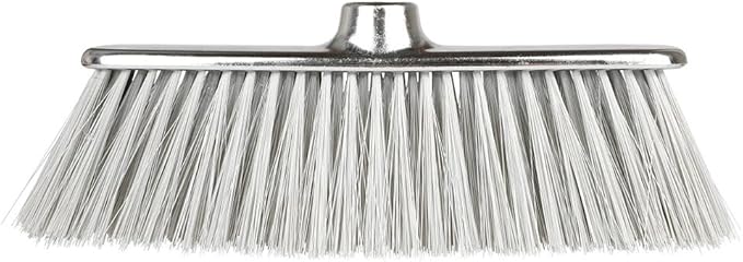 GLOHOO Indoor Soft Bristles Angle Sweeping Broom with Long Handle for Kitchen Hardwood Floor Cleaning (Broom)