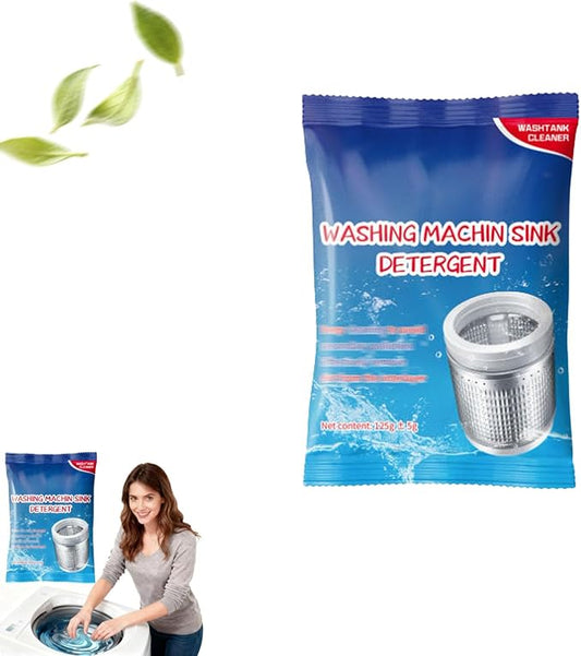 Powerful Stain Remover Washer Tank Cleaner, Washing Machine Deep Cleaner Front Loader Top Load, Heavy Duty Stubborn Stain Cleaner, Household Descaler For Drum, Tub & All Internal Parts (1PC)