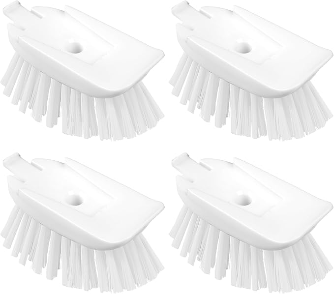 New Brush Refills for OXO New Soap Dispensing Dish Brush - 4 Pack Dish Brush Cleaning Soap Dispensing Head Replacement for Scrubber