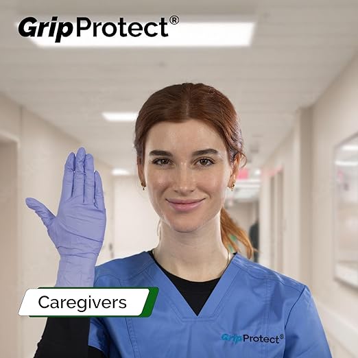 GripProtect Precise Nitrile Exam Gloves | 4 Mil | Chemo-Rated | (X-Large, 100)