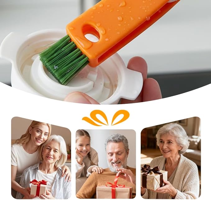 Upgrade 3 in 1 Cup Lid Cleaning Brush Set, 2025 New 12PCS Multifunctional Bottle Crevice Portable Cup Lid Cleaning Brushes, Crevice Cleaning Brush, Home Kitchen Crevice Brush Tools (1)