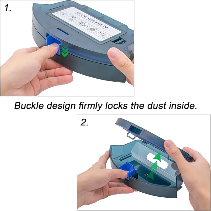 Garbage fighter Dust Bin Box for Eufy RoboVac 11S, 30, 30C, 12, 15C, 35C, G30 Robot Vacuum Cleaner Part Accessories - High-Capacity Replacement Dustbin for Improved Robot Vacuum Performance