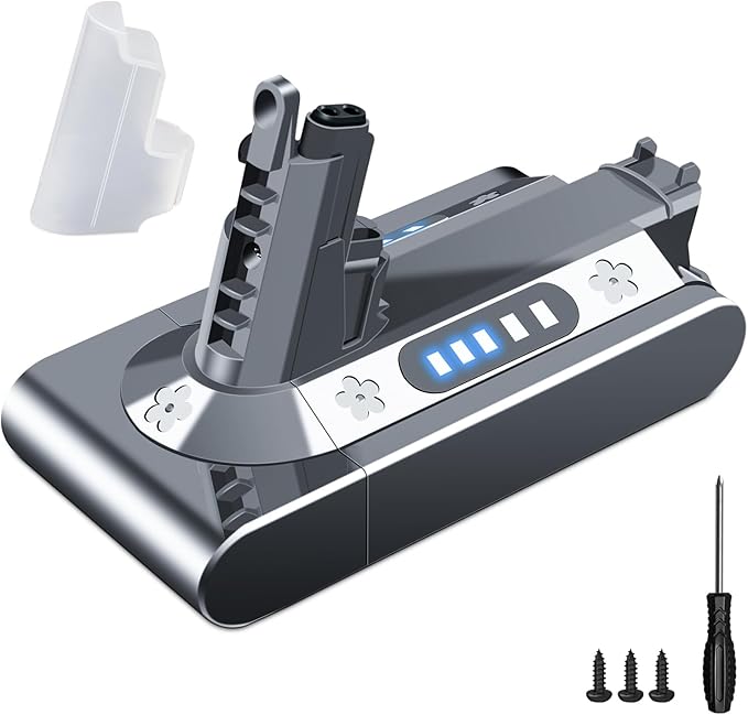 BOTKK Premium Replacement for Dy/Son V10 Battery SV12 Compatible with V10 Cyclone Animal Absolute 242151 Fluffy Motorhead Total Clean Cordless Stick Vacuum Cleaner (Not Fit SV10)