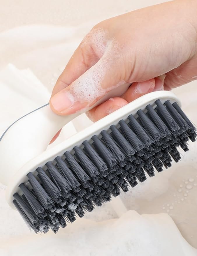 2Pack Blue Soft Fur Cleaning Brush-Laundry Brush Cleaning Tools, Decontamination Brush - Carpet Brush - Handheld Matte Brush-Suitable for Clothes, Carpets, bathrooms, Kitchens, Shoes, etc