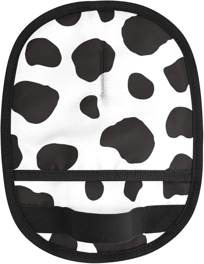 CHPGPUG Cow Pattern Print Pet Hair Removal Glove for Cats & Dogs Reusable Pet Hair Removal Glove pet Hair Electrostatic Gloves