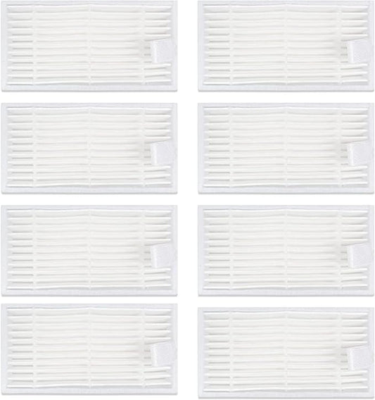 8PCS HEPA Filters Replacement for ILIFE V3 V3s V5 V5s Pro V50 V55 Robotic Vacuum Cleaner Parts Accessories