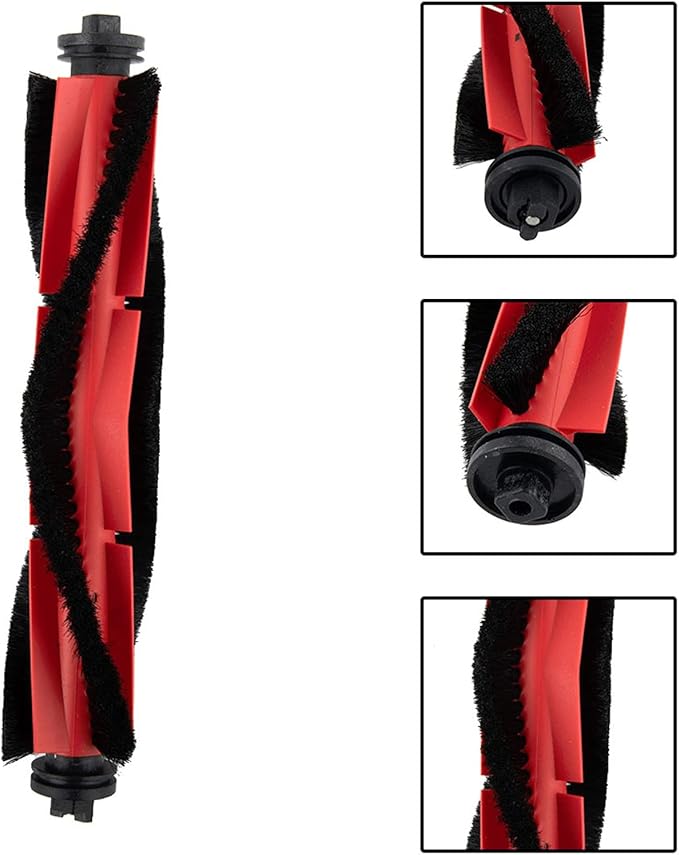 Accessories Kit Compatible for Roborock Q5 Robot Vacuum Replacement Parts, 1 Main Brush 4 Side Brush 2 Dust Bag