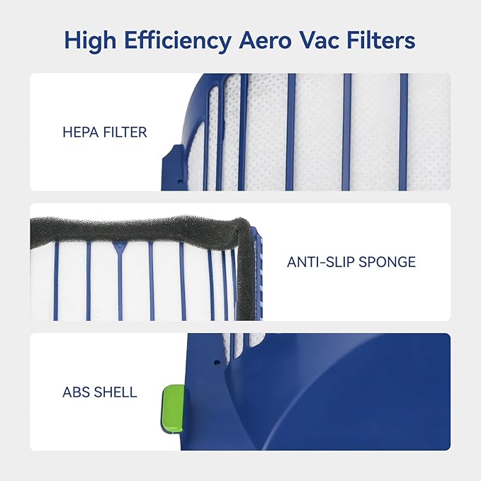 FETIONS Aero Vac Filter Replacement Compatible with iRobot Roomba 500 & 600 Series 536 550 551 595 614 620 630 645 650 655 660 665 670 675 677 680 685 690 Vacuum Cleaner Accessories,with a brush