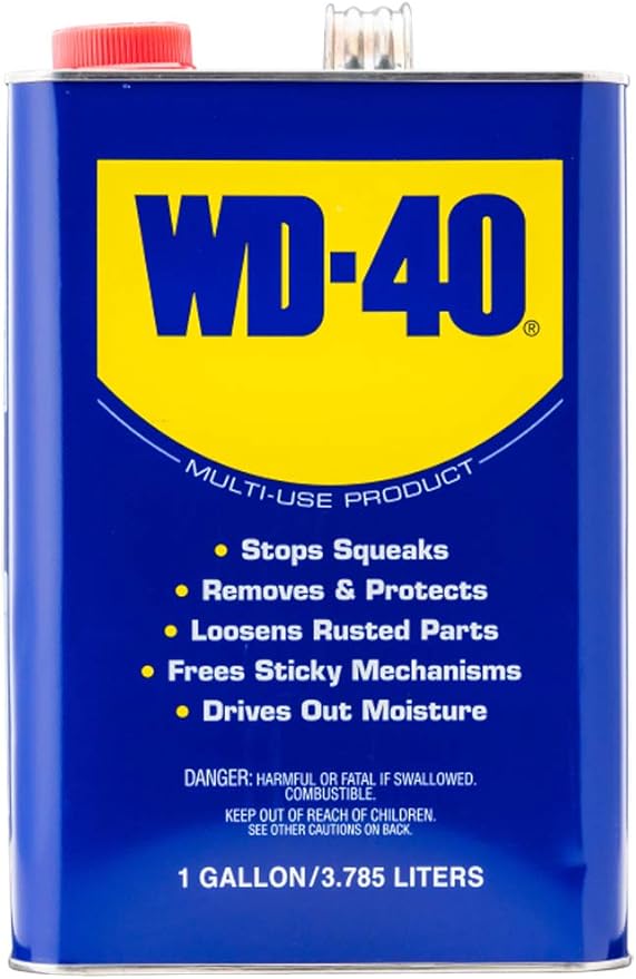 WD-40 Original Formula, Multi-Use Product with Smart Straw Sprays 2 Ways,12 OZ [12-Pack] & Multi-Use Product, One Gallon