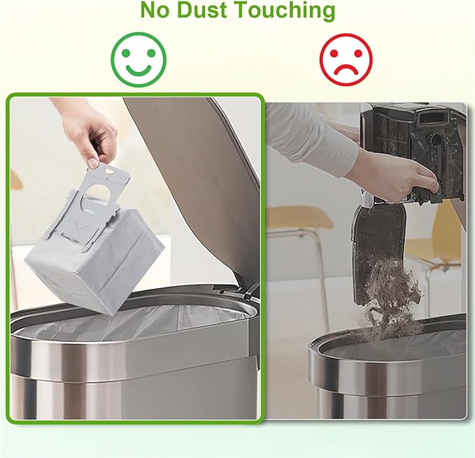 APZOVO 24 Pack Vacuum Bags for iRobot Roomba i7, i7+, i8, i8+, i3, i3+, i4, i4+, i5, i5+ i6, i6+, j5, j5+, j6, j6+, j7, j7+, j8, j8+, j9, j9+, s9, s9+, Replacement Bag for Roomba i & s & j Series
