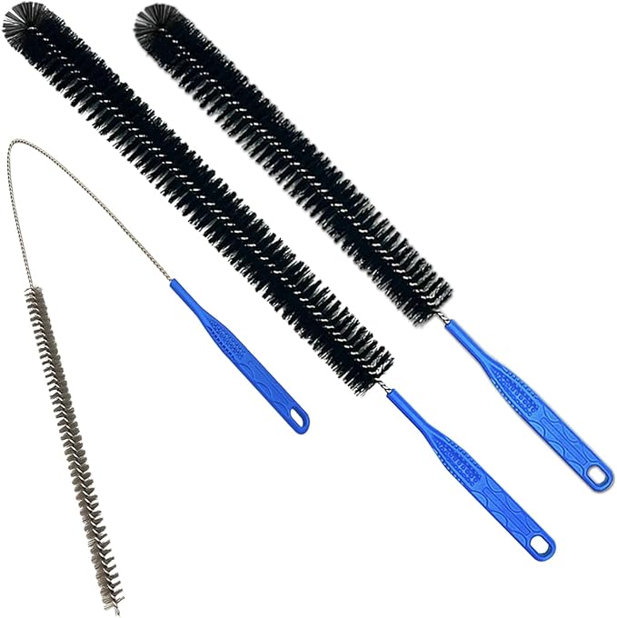 Flexible Cleaning Tool,Bendable Sewer Drain Brush, Long Pipe Cleaner for Home Kitchen Sink, Shower and Tub Hair Clogs