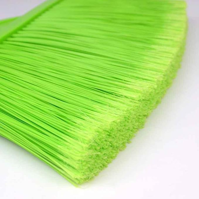 Xifando Three-Section Telescopic Aluminum Alloy Rod Long-Handled Broom for Housekeeping Garden Camping Outdoor&Indoor, 3 CPS Green