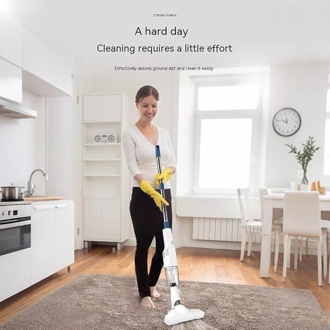 2026 New Stick Vacuum Cordless Rechargeable, Carpet Shampooer Machine Deep Cleaner, Cordless Vacuum Cleaners for Home, Powerful Smart 2-in-1 Vacuuming & Mopping for Car, Office & Home Cleaning (2Set)