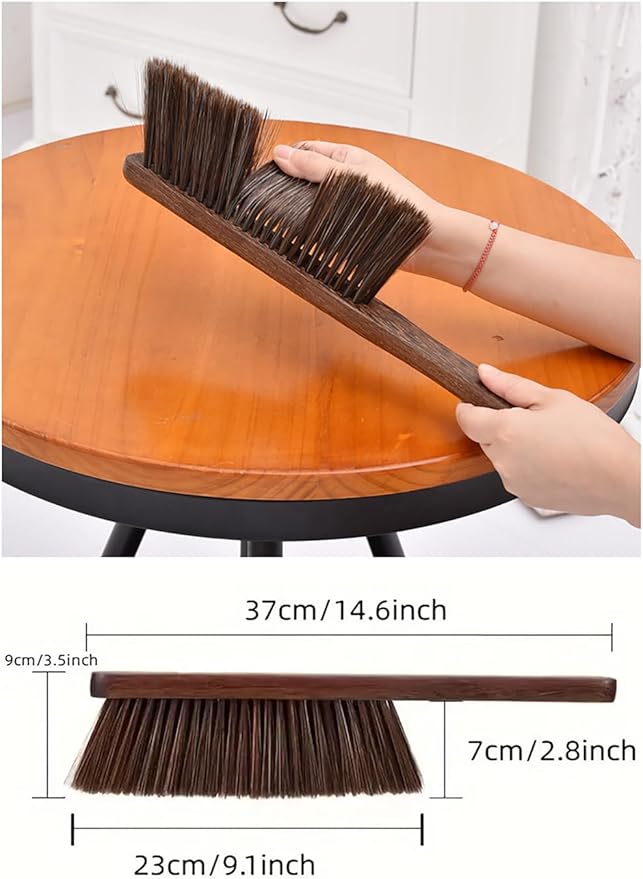 Hand Broom Brush Dust Cleaning: Hand Brush, Dusting Brush, Couch Brush, Soft Brush Cleaning, Dust Broom, Handheld Broom, Bed Brush, Hand Brush for Cleaning The Bed, Sofa, Fireplace, car, etc.
