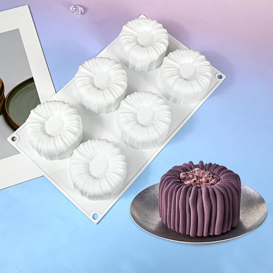 mostsom Cylinder Silicone Mousse Mold, Baking Tool for Cake, Chocolate Molds, Jelly, Pudding, Candy, Desserts, Non-Stick & Reusable Bakeware, Perfect for Mousse & Dessert Making (A_ Cylinder)
