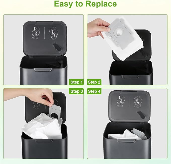 APZOVO 16 Pack Vacuum Bags for iRobot Roomba i7, i7+, i8, i8+, i3, i3+, i4, i4+, i5, i5+ i6, i6+, j5, j5+, j6, j6+, j7, j7+, j8, j8+, j9, j9+, s9, s9+, Replacement Bag for Roomba i & s & j Series