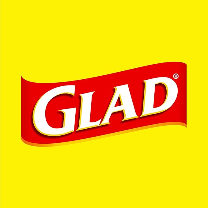 Glad ForceFlex MaxStrength with Clorox Trash Bags, 13 Gal, Eucalyptus, 34 Ct (Package May Vary)