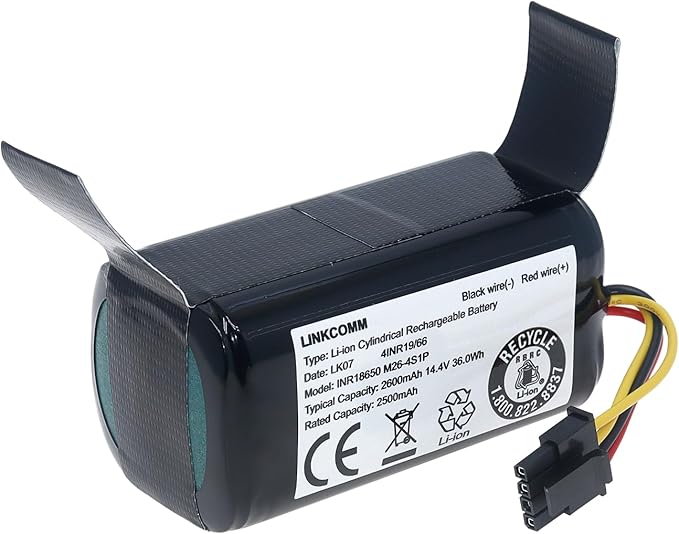 LINKCOMM Battery Replacement for AIRROBO P10 Robot Vacuum
