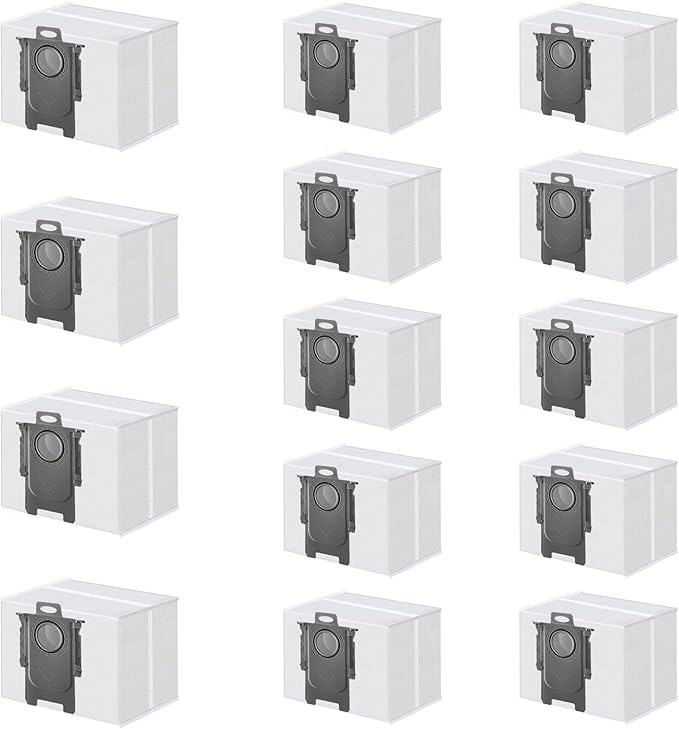 ApexOne 14 Packs Vacuum Dust Bags for Roborock S8 Pro Ultra/ S8+/ S7 Max Ultra/ S7 MaxV Ultra/ Q5+/ Q7+/ Q7 Max+/ Q5 Pro+/ Q8 Max+ Clean Base Automatic Dirt Disposal Cleaners, 3L Large Capacity