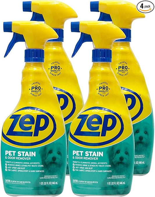Zep Pet Stain and Odor Remover 32 oz ZUPETODR32 (Cases of 4)