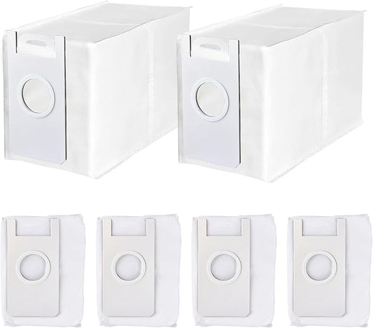 EXTRAVIS 6 Pack Disposable Dust Bags for V5 Robot Vacuum Cleaner, 3.2L Large Capacity Vacuum Cleaner Dust Bags for V5, V5 PRO