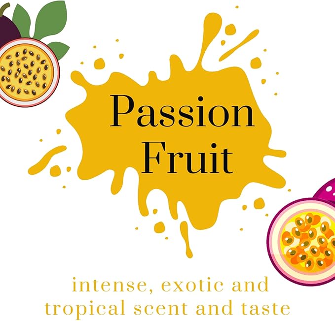 Air Jungles Passion Fruit Fragrances Reed Diffuser Set with Sticks, Scent Incense Oil, Essential Oil Air Freshener for Home, Office, Gym, and Room Diffuser, 3.4 fl. oz