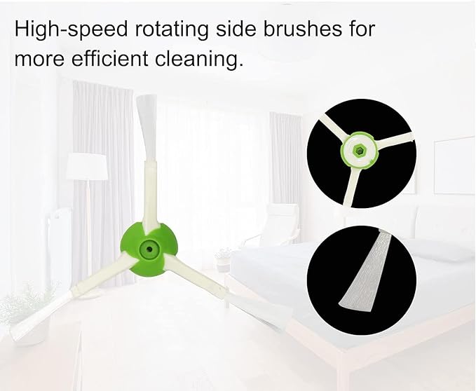 Replacement Parts for iRobot Roomba i7 j7 i3 i4 i7 Plus i1 i3+ i4 i4+ i6 i6+ i8 i8+ j7+ plus, I & j Series robot vacum,Rubber Brush, Filter, Edge-Sweeping Brush, Vacuum Bags