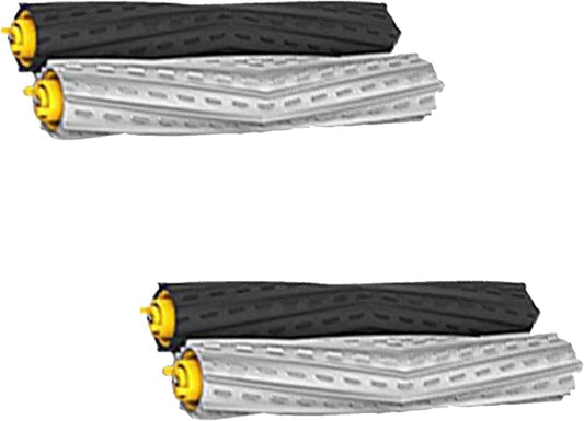 Amyehouse 2 Sets Extractor Roller Brush Replacement Parts Compatible with iRobot Roomba 800 900 Series 805 860 870 880 890 960 961 980 981 985 Vacuum Accessories
