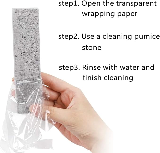 8Pack Pumice Stone for Toilet Cleaning Bowl Stick, Pumice Stick Cleaner for Removing Toilet Bowl Ring, Bath, Household, Kitchen, Spa, Pool, Grill,Household Cleaning