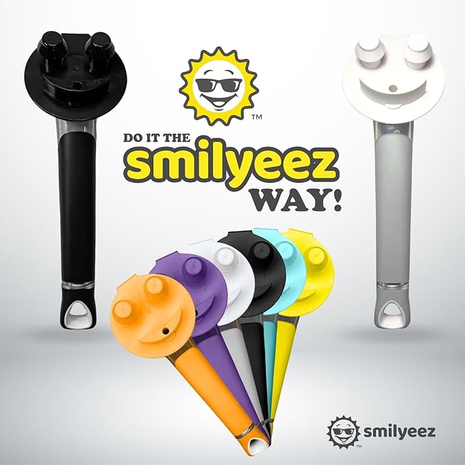 The Original Smiling Handle with Soap Dispensing for Scrub Daddy (Reg. TM) Sponge and Scrub Moji Sponge (Purple)