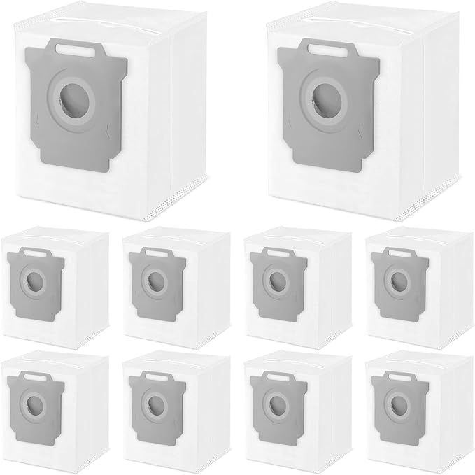 KGC 10 Pack Vacuum Bags Compatible with iRobot Roomba Vacuum Bags i & s & j Series, Replacement for iRobot Roomba i1+ i3+(3550) i4+ i6+ j6+ i7+ i7Plus j7+(7550) i8+ s9+ Vacuum Bags