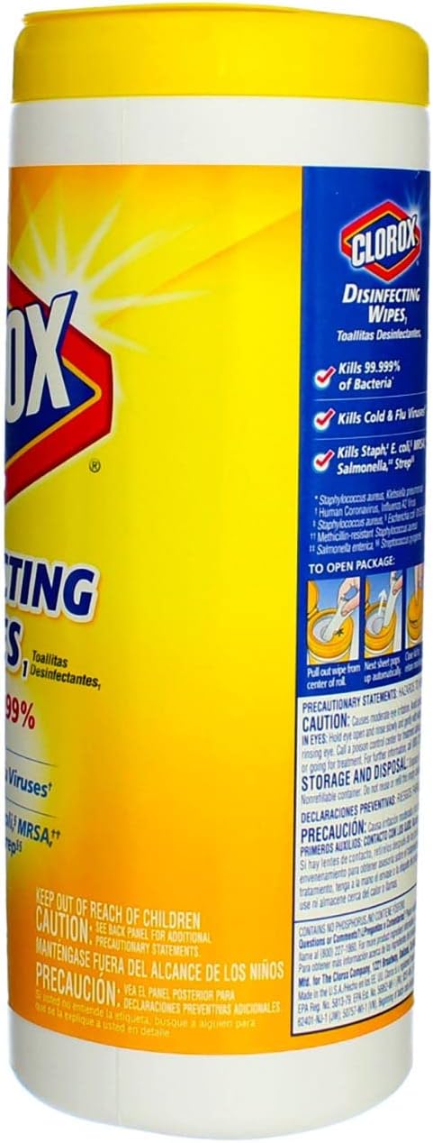 CLOROX WIPE LEMON 35CT