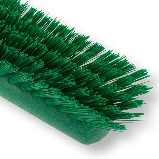 SPARTA Handheld Soft Counter Brush 8 Inch Bristle Span, Multi-Use Dust Brush with 5 Inch Handle for Tables, Countertops, and Delicate Surfaces, Polyester, Green, (Pack of 6)