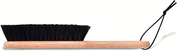 Hat Brush Clothes Brush for Suits Lint Brush Felt Cowboy Hat Cleaner Suit Brush Laundress Lint Roller Wool Cashmere Velvet Furniture Pet Hair Cleaning Kit 100% Horsehair Bristle - 1 Pack