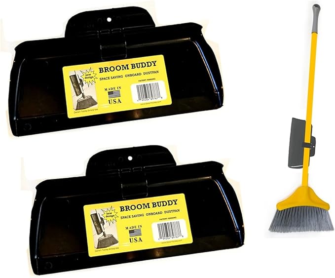 BROOM BUDDY Dustpan 2/Pack
