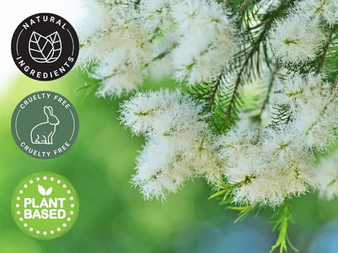 Tea Tree Essential Oil – 32 fl oz (1 Quart) – 100% Pure & Undiluted – Steam-Distilled Melaleuca – Bulk Size for Aromatherapy, Cleaning, DIY, and Candle Making – Aluminum Bottle – GreenHealth