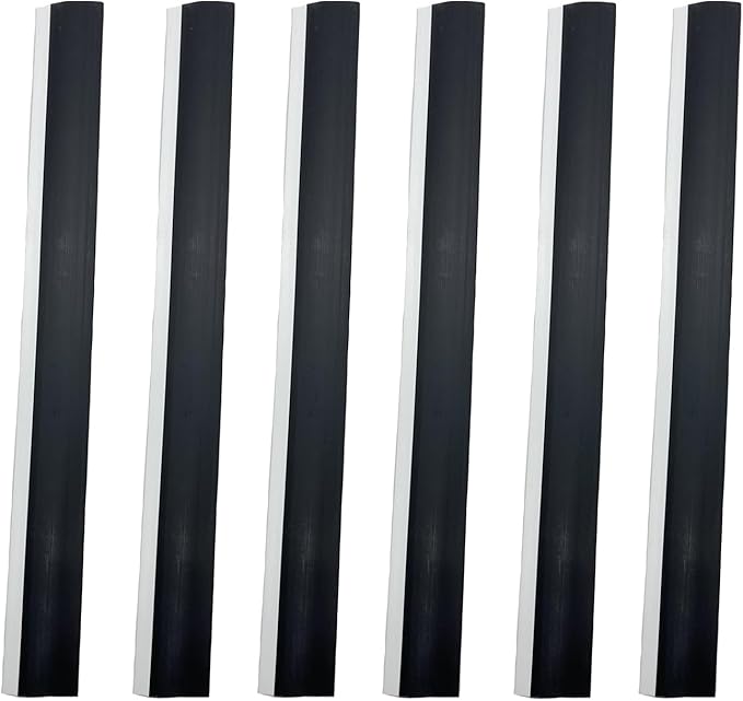 6 Pcs Dustpan Edge Replacement, 26cm Garbage Shovel Rubber Lip Strip for Dustpan