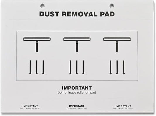 NEWISHTOOL 30 Sheets Cleanroom Dust Removal Pad Sticky Paper, Self-Sticky Paper Sheet Adhesive Dust Collection Clean Pad for Cleaning Dust/Dirt/Lint, Sponge/Silicone/Anti-Static Roller Cleaning Mats