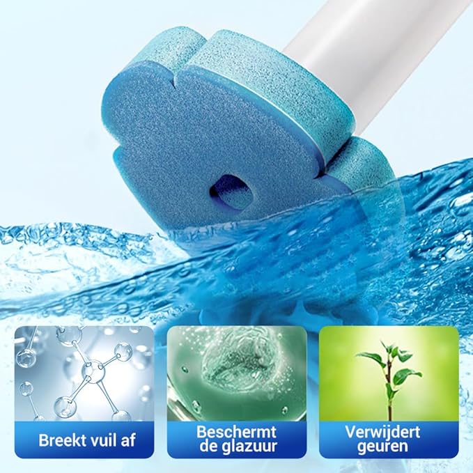Disposable Toilet Cleaning System: Toilet Brush & Holder Kit with 18PCS Pre-Soaked Cleaner Wall-Mount Scrubbing Toilet Brush Bathroom Cleaning Kit (36-Pack Lemon Brush Head)