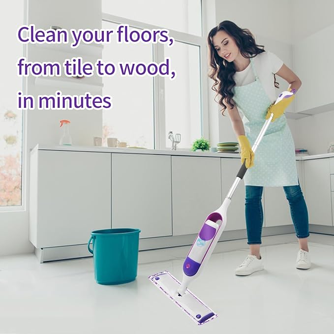 ZHAYAO 20 Pack Disposable Power Mop Pads for Swiffer Power Mop Pads, Compatible with Swiffer Power Mop Refills, Unscented Spray Replacement Floor Cleaning Refills for urface/Hardwood Floor Cleaning