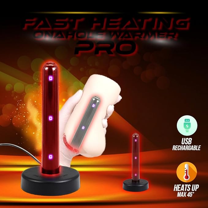 Onahole Heating Stand PRO – USB Warmer & Drying Rack for Pocket Masturbators – Quick Heat-Up & Reusable Storage Base | OH-OT-360