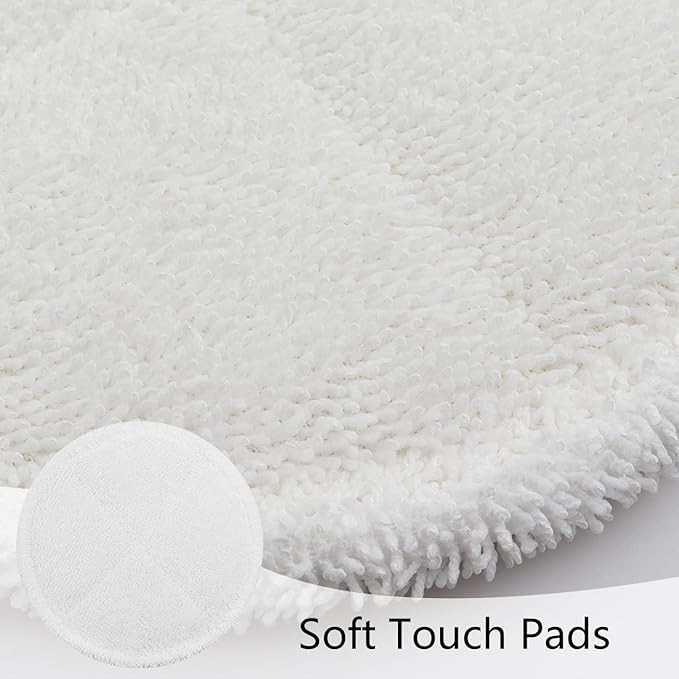 BeiLan Spin Wave Mop Pads Fit for Bissell Spin Wave 20399 23157 23159 2039A 2124A 20393 2039T 2039W 20391 20395 2307 2315A Heavy Soft Scrubby Pads for Hardwood Floor Cleaning Replacement Pads(12Pack)