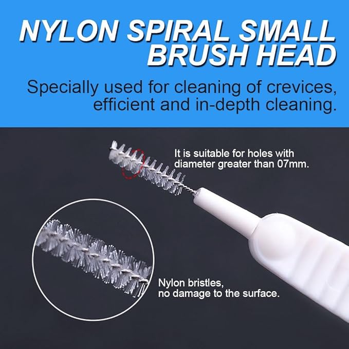 Upgrade Shower Head Cleaning Brush, Gap Hole Anti-Clogging Cleaning Brush, Shower Head Cleaner Picks Brush Tiny Cleaning Brush for Shower Head, Multifunction Shower Head Cleaning Brushes (40PCS)